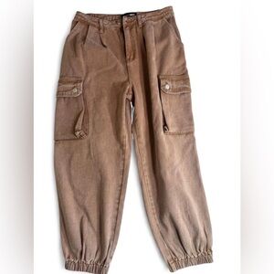 Fashion Nova Brown Cargo Pants